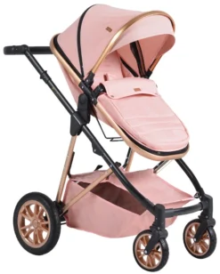 Cangaroo Midas Pink 3-in-1 Combi Kinderwagen Incl. Autostoel -LiefjesHoek Verkoop cangaroo midas pink 3 in 1 combi kinderwagen incl. autostoel 3