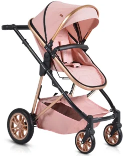 Cangaroo Midas Pink 3-in-1 Combi Kinderwagen Incl. Autostoel -LiefjesHoek Verkoop cangaroo midas pink 3 in 1 combi kinderwagen incl. autostoel 4