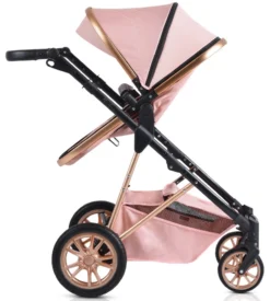 Cangaroo Midas Pink 3-in-1 Combi Kinderwagen Incl. Autostoel -LiefjesHoek Verkoop cangaroo midas pink 3 in 1 combi kinderwagen incl. autostoel 6