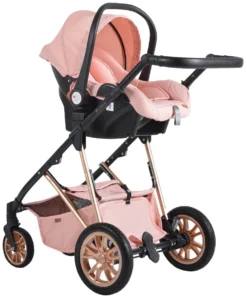 Cangaroo Midas Pink 3-in-1 Combi Kinderwagen Incl. Autostoel -LiefjesHoek Verkoop cangaroo midas pink 3 in 1 combi kinderwagen incl. autostoel 7