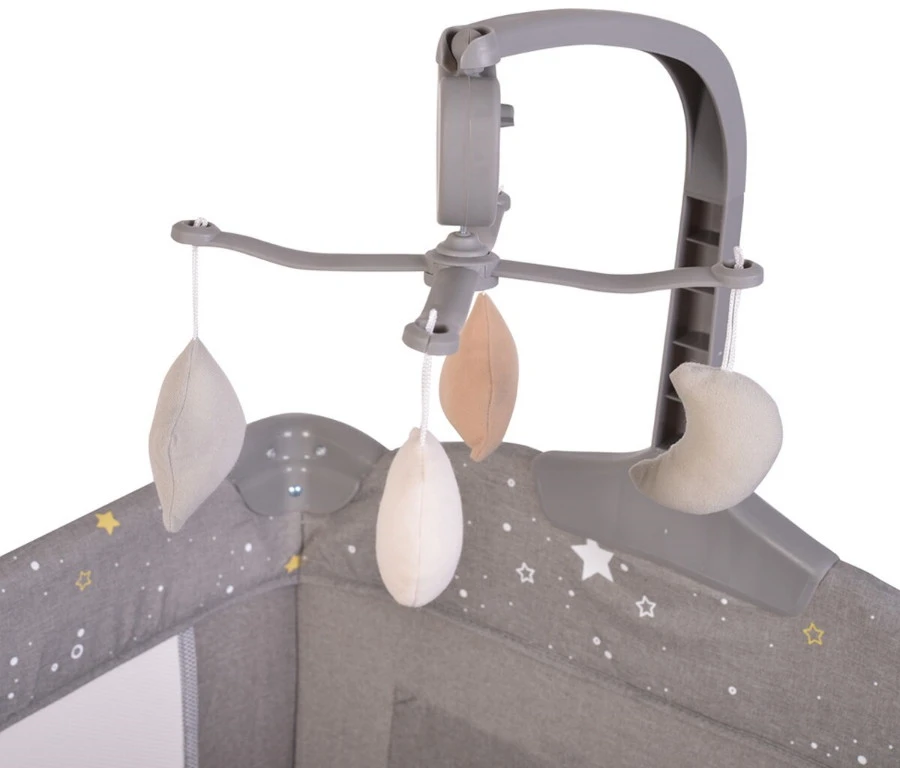 Cangaroo Once Upon A Time 3 Grey Campingbed Met Aankleedvlak 4 Cangaroo Once Upon A Time 3 Grey Campingbed Met Aankleedvlak - Afbeelding 4