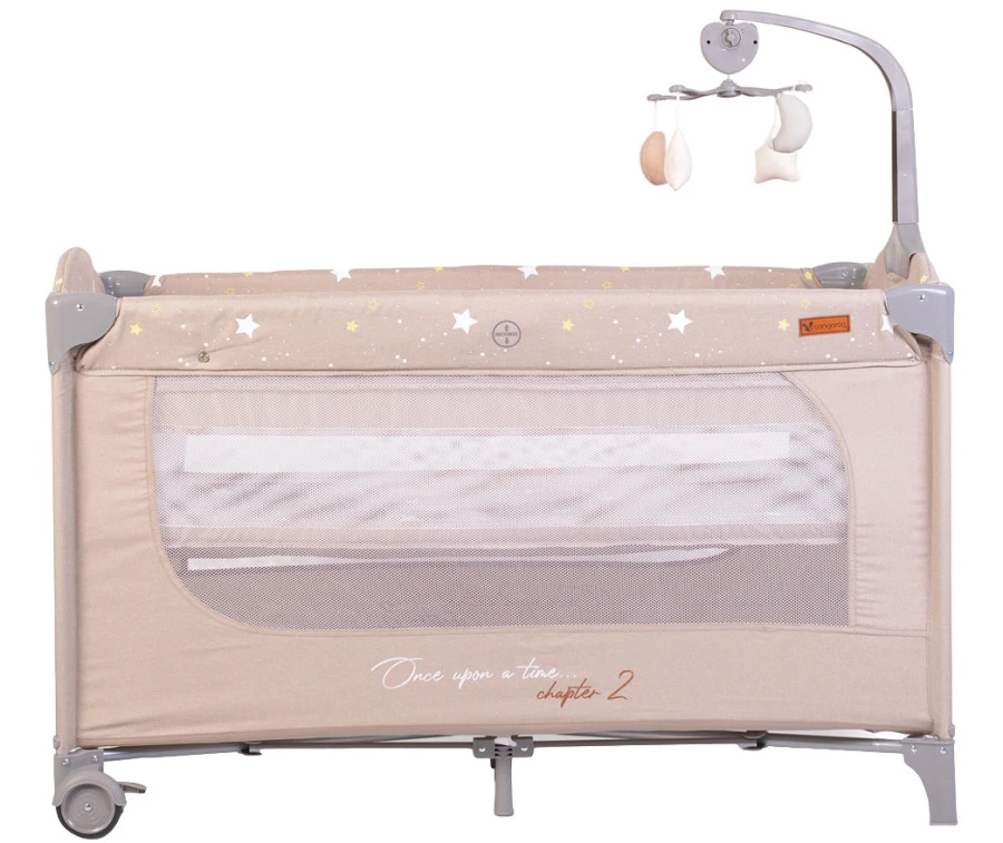 Cangaroo Once Upon A Time 2 Beige Campingbed 1 Cangaroo Once Upon A Time 2 Beige Campingbed