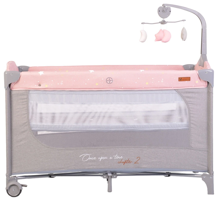 Cangaroo Once Upon A Time 2 Pink Campingbed 2 Cangaroo Once Upon A Time 2 Pink Campingbed - Afbeelding 2