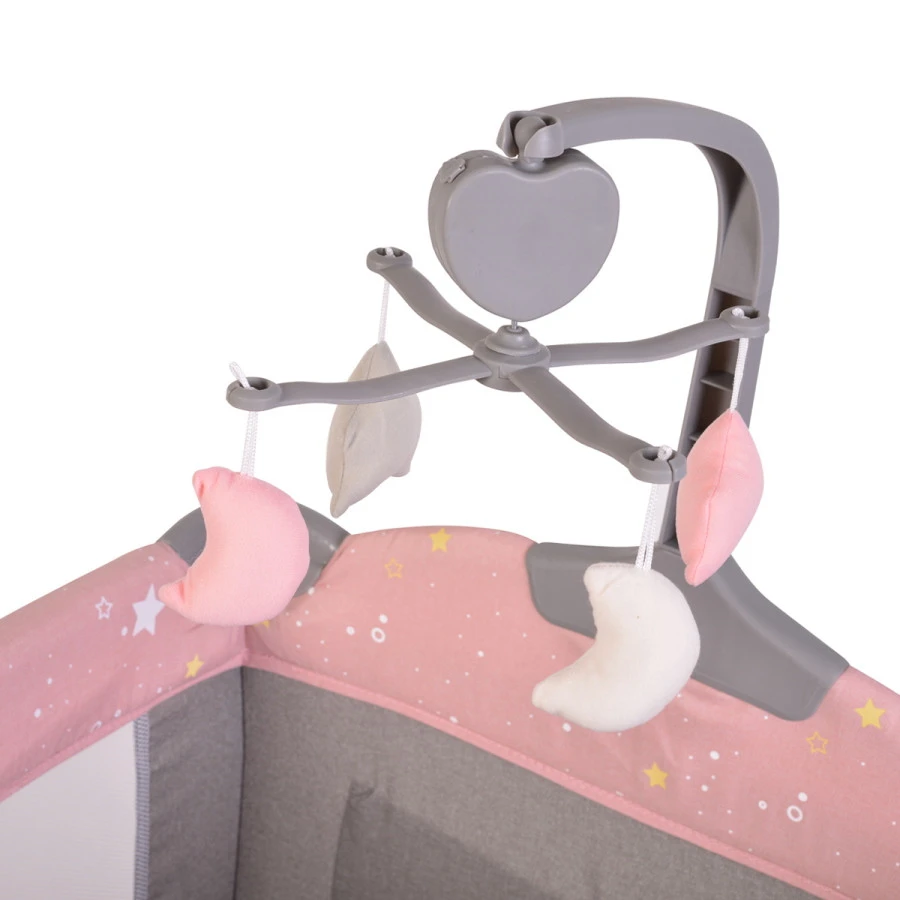 Cangaroo Once Upon A Time 2 Pink Campingbed 4 Cangaroo Once Upon A Time 2 Pink Campingbed - Afbeelding 4