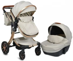 Cangaroo Polly Beige 3-in-1 Combi Kinderwagen Incl. Autostoel -LiefjesHoek Verkoop cangaroo polly beige 3 in 1 combi kinderwagen incl. autostoel 4