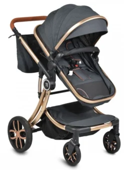 Cangaroo Polly Black 3-in-1 Combi Kinderwagen Incl. Autostoel -LiefjesHoek Verkoop cangaroo polly black 3 in 1 combi kinderwagen incl. autostoel 3