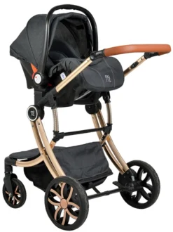 Cangaroo Polly Black 3-in-1 Combi Kinderwagen Incl. Autostoel -LiefjesHoek Verkoop cangaroo polly black 3 in 1 combi kinderwagen incl. autostoel 4