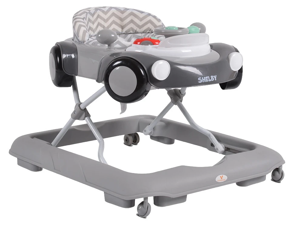 Cangaroo Shelby Grijs Loopstoeltje 108889 1 Cangaroo Shelby Grijs Loopstoeltje 108889