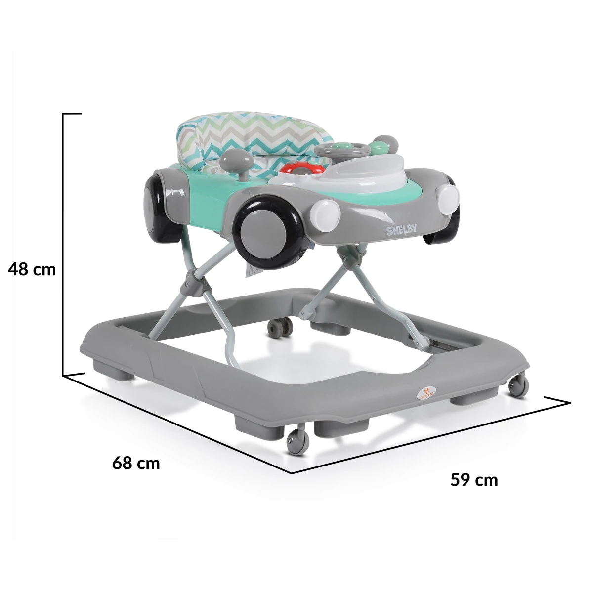 Cangaroo Shelby Mint Loopstoeltje 108887 9 Cangaroo Shelby Mint Loopstoeltje 108887 - Afbeelding 9