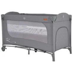 Cangaroo Skyglow 2 Grey Campingbed Incl. Bodemverhoger