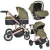 Cangaroo Thira Green 3-in-1 Combi Kinderwagen Incl. Autostoel