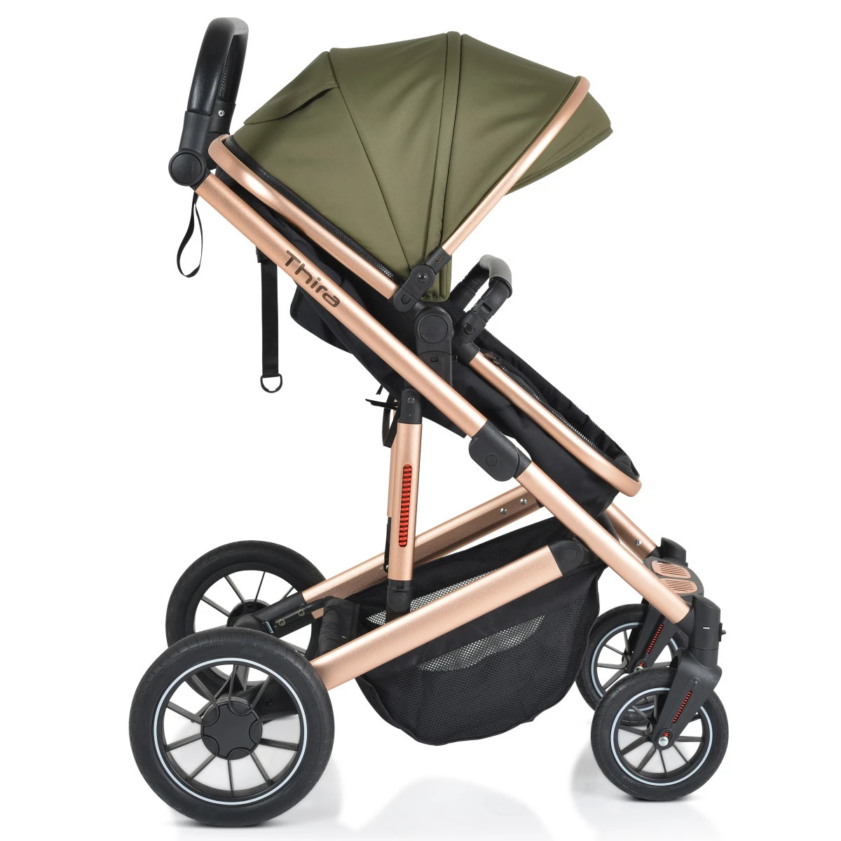 Cangaroo Thira Green 3-in-1 Combi Kinderwagen Incl. Autostoel 13 Cangaroo Thira Green 3-in-1 Combi Kinderwagen Incl. Autostoel - Afbeelding 13