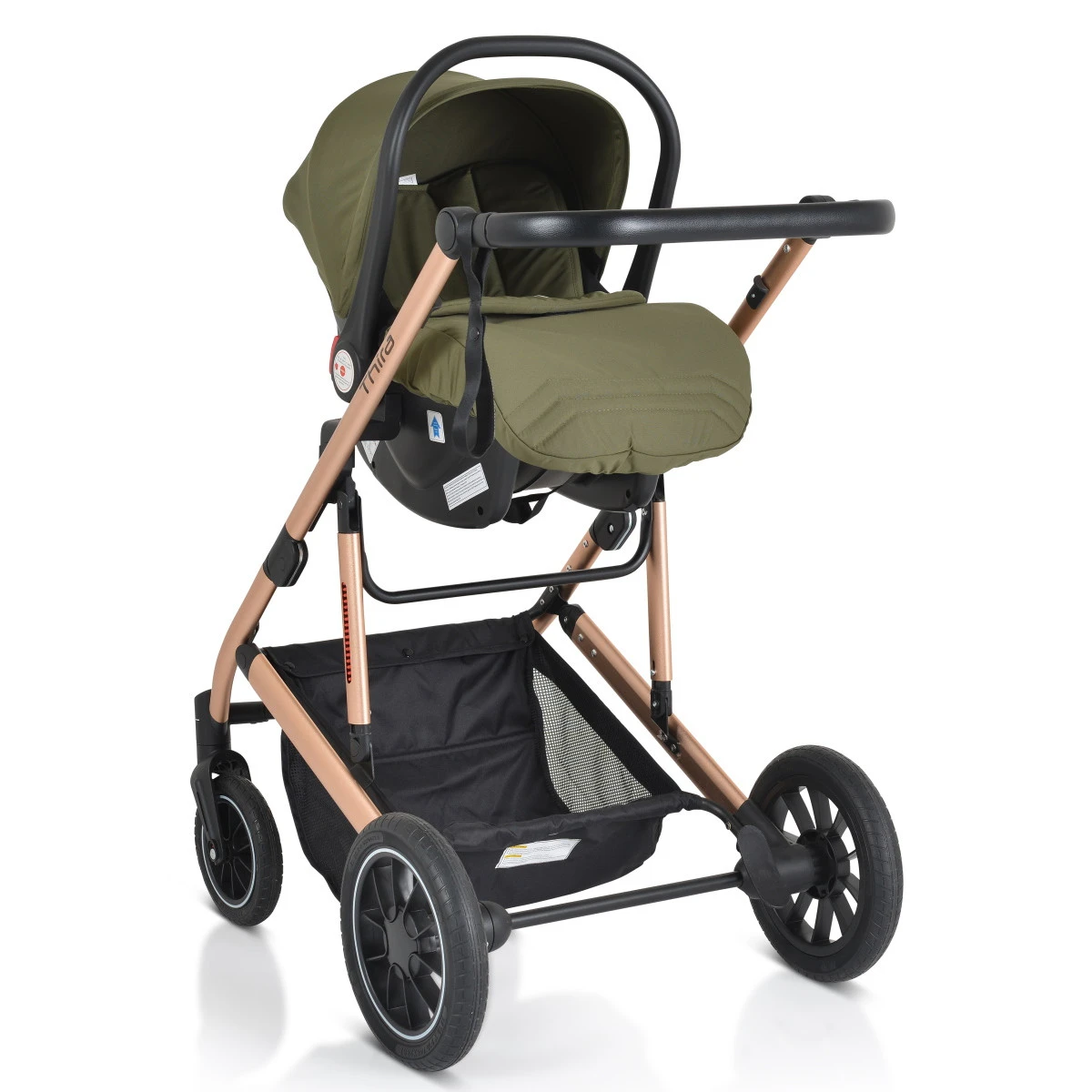 Cangaroo Thira Green 3-in-1 Combi Kinderwagen Incl. Autostoel 20 Cangaroo Thira Green 3-in-1 Combi Kinderwagen Incl. Autostoel - Afbeelding 20