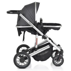 Cangaroo Thira Grey 3-in-1 Combi Kinderwagen Incl. Autostoel -LiefjesHoek Verkoop cangaroo thira grey 3 in 1 combi kinderwagen 17
