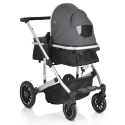 Cangaroo Thira Grey 3-in-1 Combi Kinderwagen Incl. Autostoel -LiefjesHoek Verkoop cangaroo thira grey 3 in 1 combi kinderwagen 6