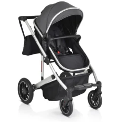 Cangaroo Thira Grey 3-in-1 Combi Kinderwagen Incl. Autostoel -LiefjesHoek Verkoop cangaroo thira grey 3 in 1 combi kinderwagen 8