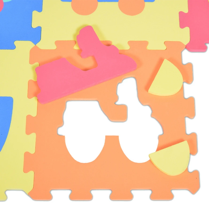 Cangaroo Voertuigen 10 Stuks Puzzelmat 1007B3 2 Cangaroo Voertuigen 10 Stuks Puzzelmat 1007B3 - Afbeelding 2