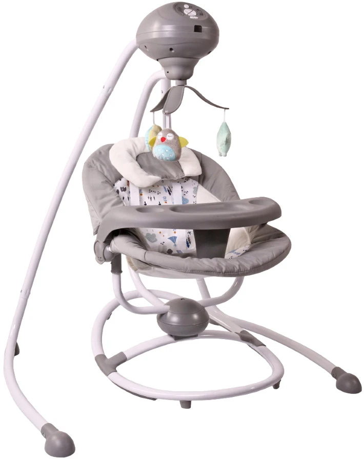 Cangaroo Woodsy Grey 2-in-1 Swing Elektrische Babyschommel 1 Cangaroo Woodsy Grey 2-in-1 Swing Elektrische Babyschommel