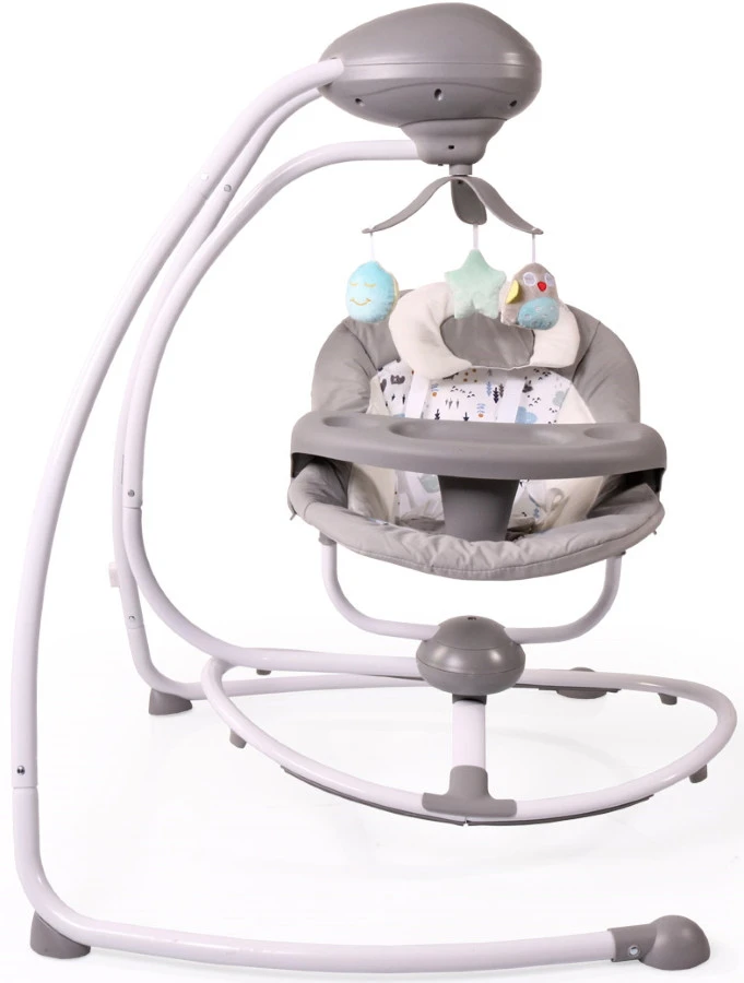 Cangaroo Woodsy Grey 2-in-1 Swing Elektrische Babyschommel 4 Cangaroo Woodsy Grey 2-in-1 Swing Elektrische Babyschommel - Afbeelding 4