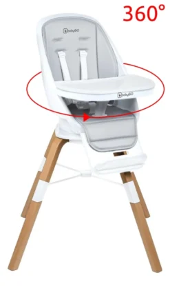 Babygo Carou 360º White Kinderstoel 5752 -LiefjesHoek Verkoop carou babygo 360