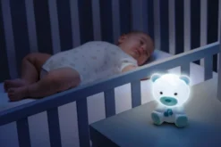 Chicco Dreamlight Bear Blue Nachtlampje Met Muziek C09830.20 -LiefjesHoek Verkoop chicco dreamlight bear blue nachtlampje met muziek 3