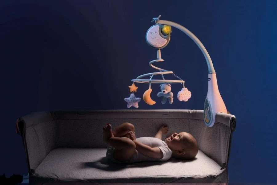 Chicco Next2Me Dreams Blue Muziekmobiel C07627.20 3 Chicco Next2Me Dreams Blue Muziekmobiel C07627.20 - Afbeelding 3