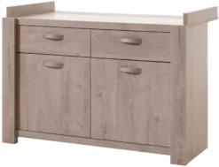 Meegroei Babykamer Amalia Grijs: Meegroei Ledikant, Commode En 2-Deurskast -LiefjesHoek Verkoop commode amalia grijs