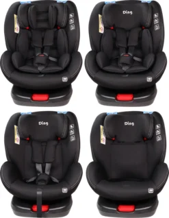 Ding Cruz Black 360° Isofix Autostoel 0-36kg DI-101919 -LiefjesHoek Verkoop di 101919 ding cruz black 4options 1