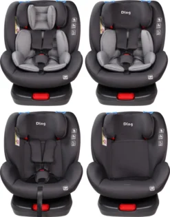 Ding Cruz Dark Grey 360° Isofix Autostoel 0-36kg DI-101920 -LiefjesHoek Verkoop di 101920 ding cruz dark grey 4options