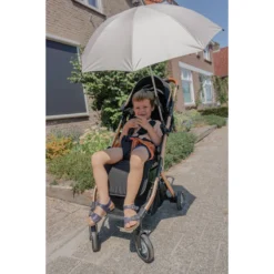 Ding Zand UV Buggy Parasol DI-252426 -LiefjesHoek Verkoop di 252426 8720663931894 baby stroller umbrella sand 02