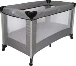 Ding Stripe Grey Melange Campingbed DI-271803