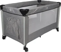 Ding Stripe Grey Melange Deluxe Campingbed DI-271804 18 Ding Stripe Grey Melange Deluxe Campingbed DI-271804 -LiefjesHoek Verkoop ding campingbed deluxe grey 1e aanzicht vakk