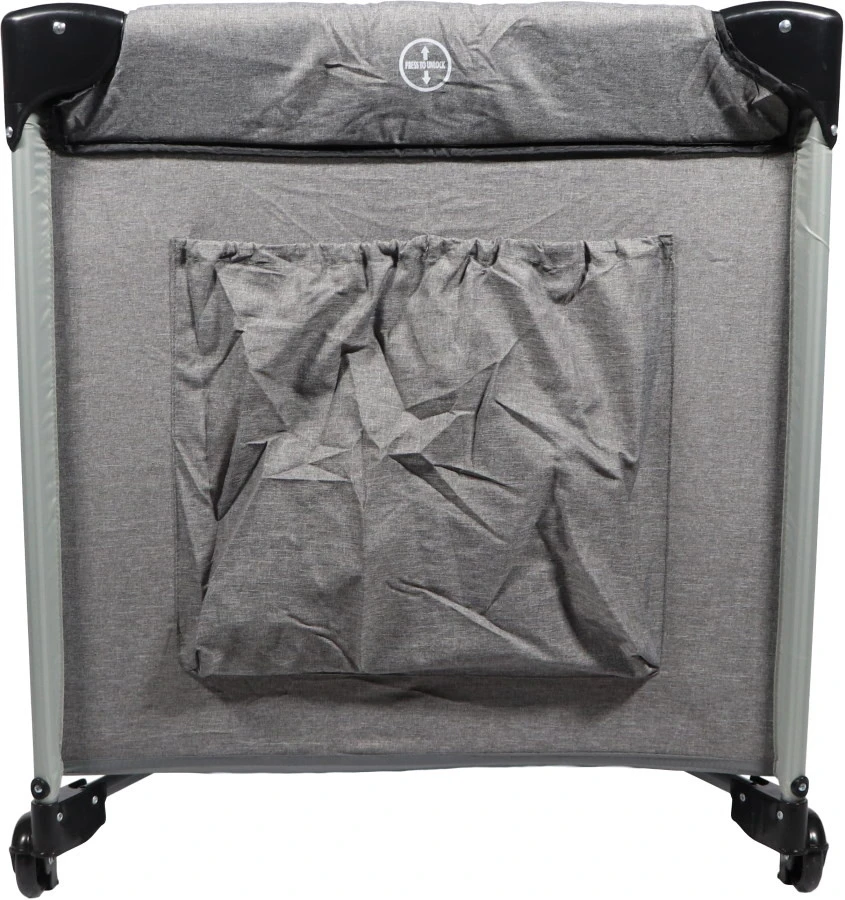 Ding Stripe Grey Melange Deluxe Campingbed DI-271804 4 Ding Stripe Grey Melange Deluxe Campingbed DI-271804 - Afbeelding 4