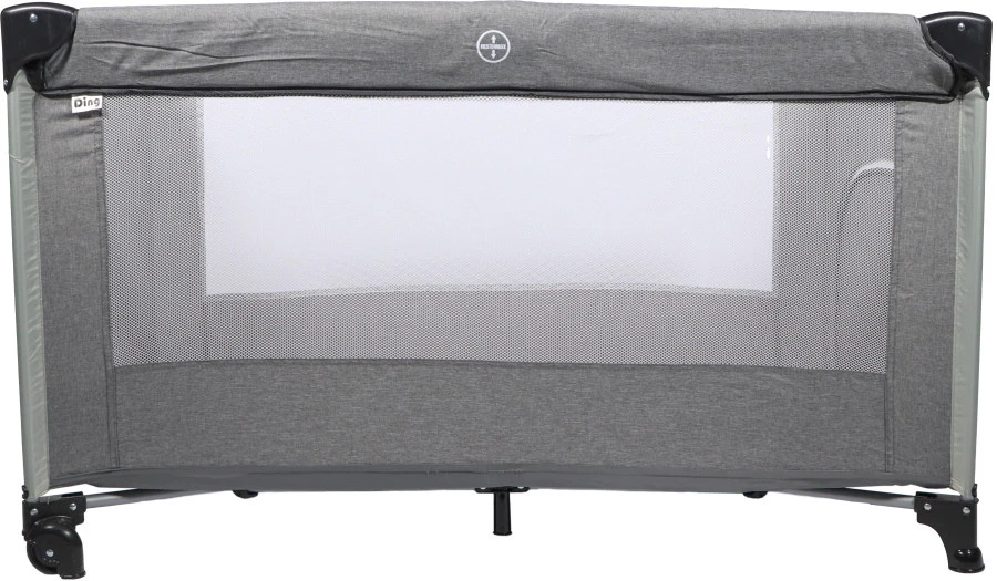 Ding Stripe Grey Melange Deluxe Campingbed DI-271804 2 Ding Stripe Grey Melange Deluxe Campingbed DI-271804 - Afbeelding 2