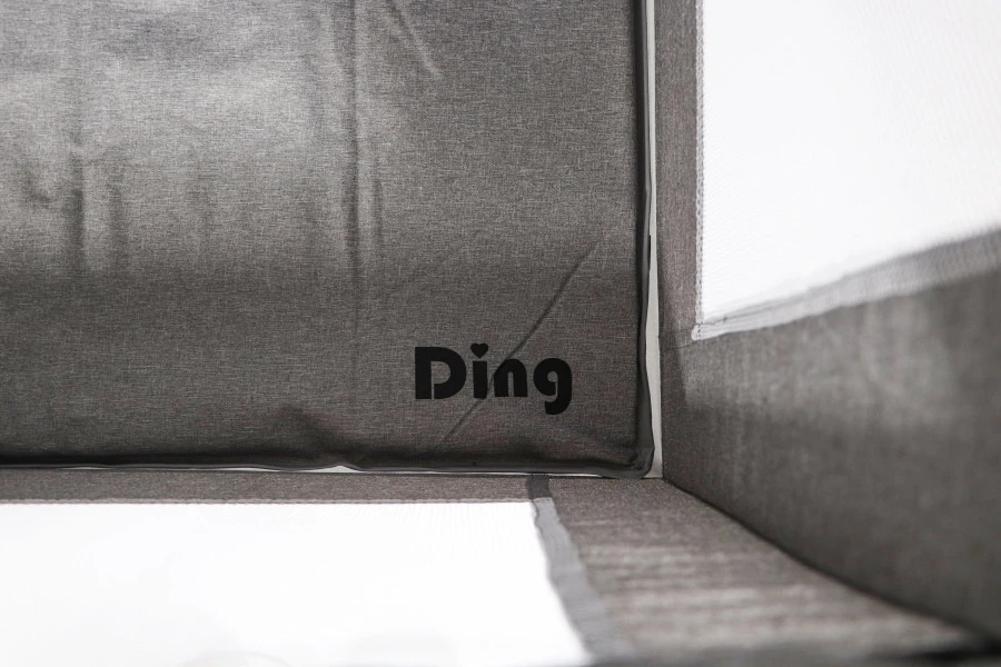 Ding Stripe Grey Melange Campingbed DI-271803 5 Ding Stripe Grey Melange Campingbed DI-271803 - Afbeelding 5