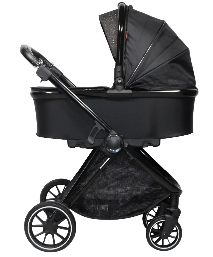 Ding Fenix Black/Black Kinderwagen DI-191701 3 Ding Fenix Black/Black Kinderwagen DI-191701 - Afbeelding 3