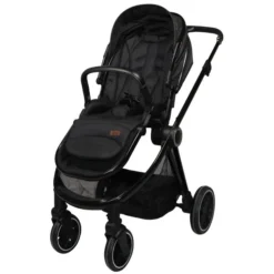 Ding Fenix Black/Black 3-in-1 Combi Kinderwagen Incl. Autostoel -LiefjesHoek Verkoop ding fenix black kinderwagen1 1 1