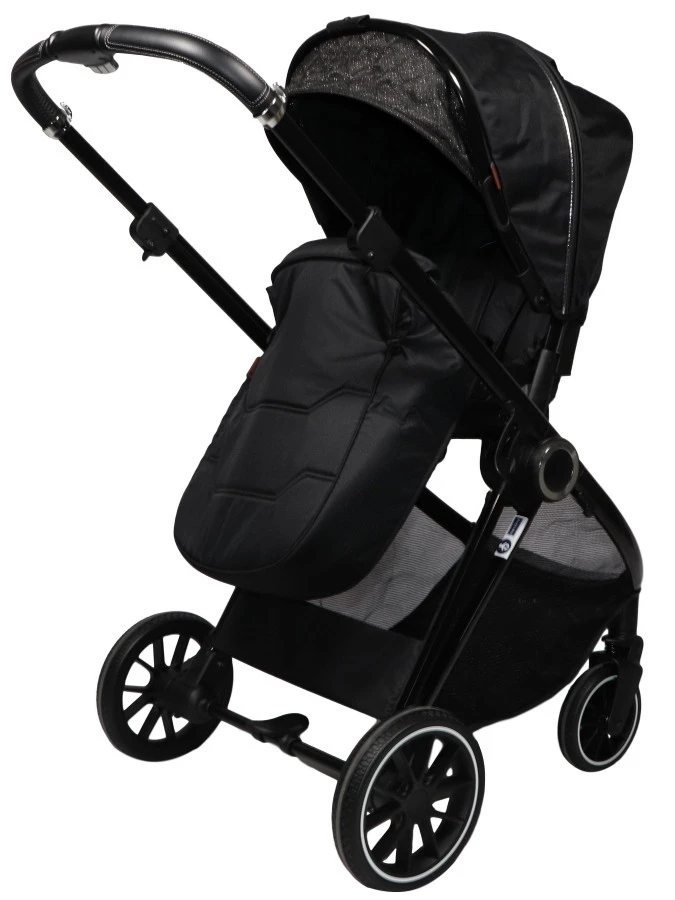 Ding Fenix Black/Black Kinderwagen DI-191701 7 Ding Fenix Black/Black Kinderwagen DI-191701 - Afbeelding 7