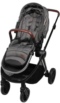 Ding Fenix Grey/Silver Kinderwagen DI-191703 -LiefjesHoek Verkoop ding fenix greysilver kinderwagen1