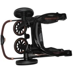 Ding Fenix Black/Black 3-in-1 Combi Kinderwagen Incl. Autostoel -LiefjesHoek Verkoop ding fenix kinderwagen ingeklapt 5 1