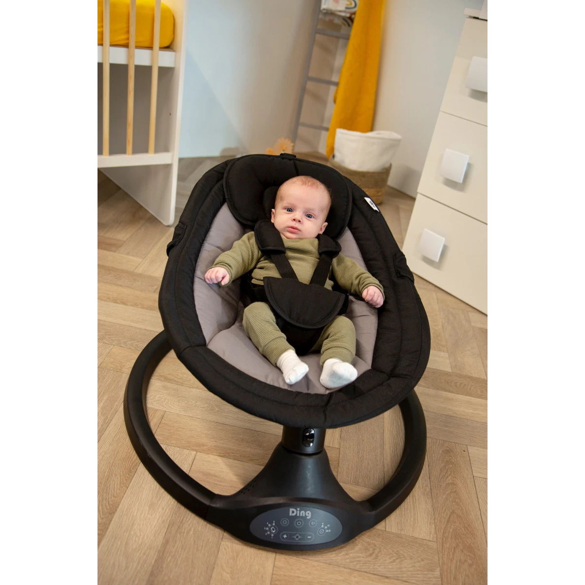 Ding Hugg Black Swing Babyschommel DI-938428 11 Ding Hugg Black Swing Babyschommel DI-938428 - Afbeelding 11