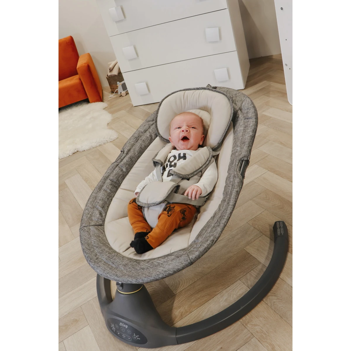 Ding Hugg Grey Swing Babyschommel DI-938411 10 Ding Hugg Grey Swing Babyschommel DI-938411 - Afbeelding 10