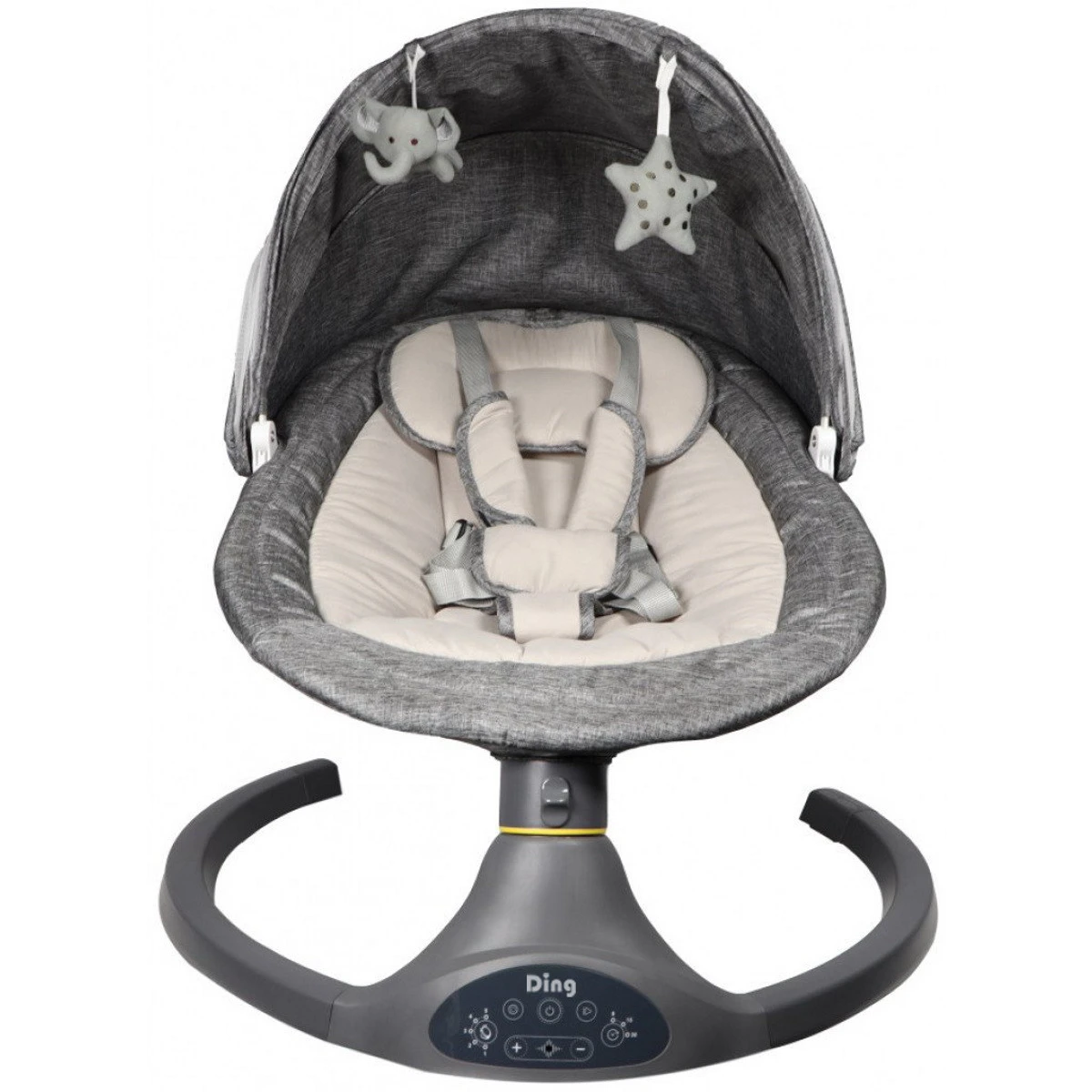 Ding Hugg Grey Swing Babyschommel DI-938411 2 Ding Hugg Grey Swing Babyschommel DI-938411 - Afbeelding 2