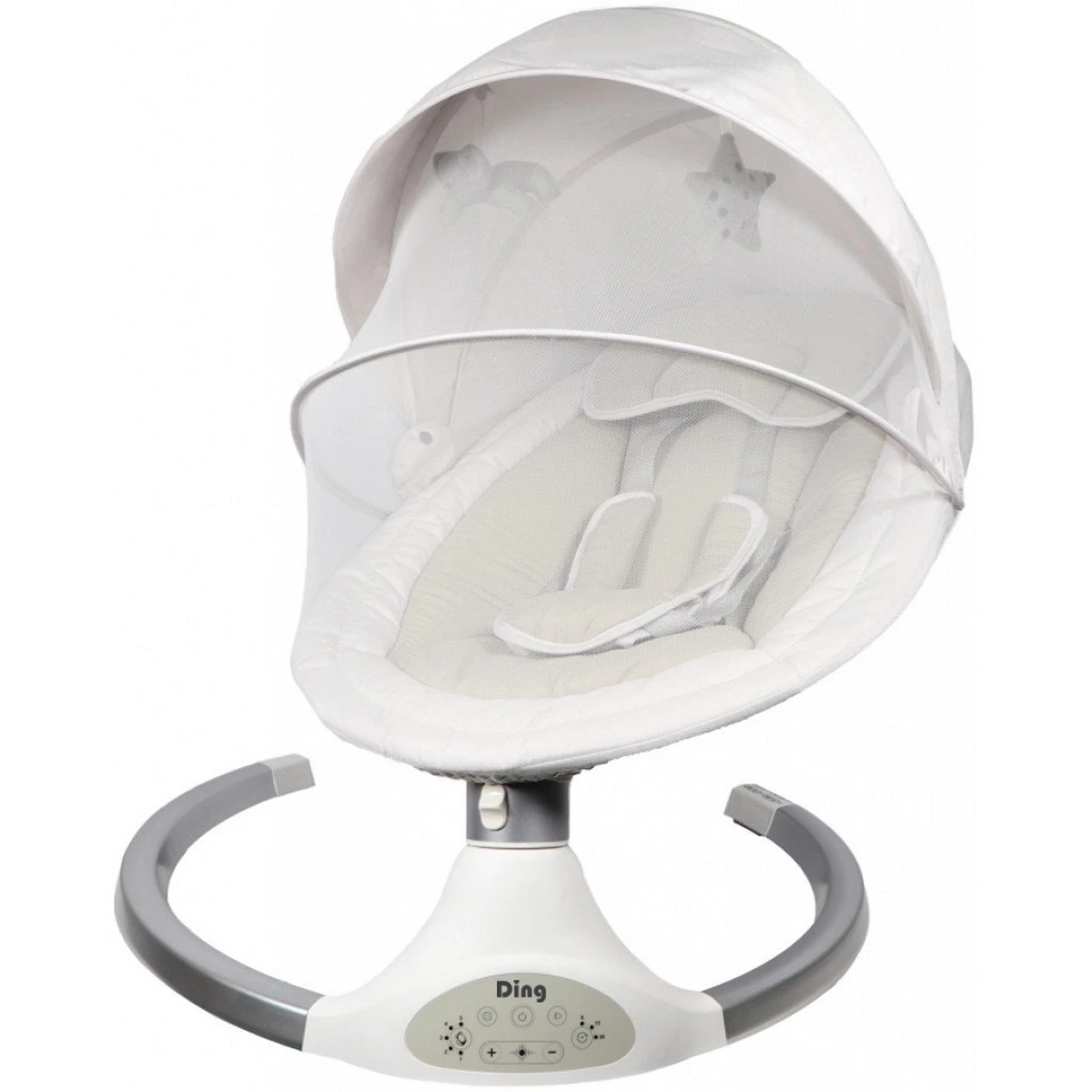 Ding Hugg Silver/White Swing Babyschommel DI-939586 4 Ding Hugg Silver/White Swing Babyschommel DI-939586 - Afbeelding 4