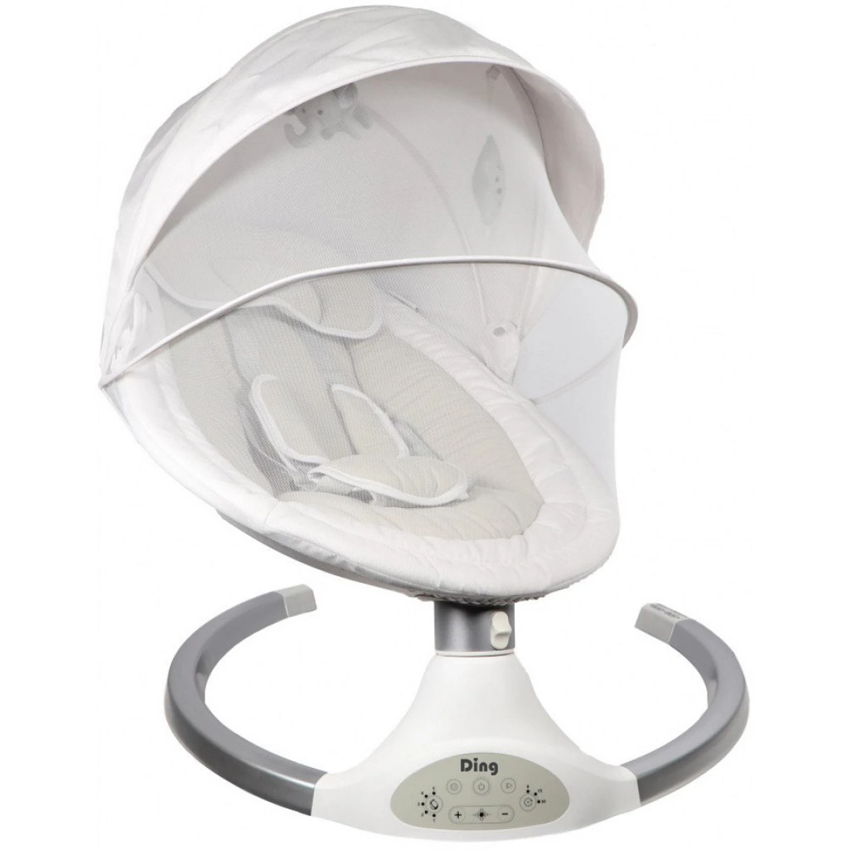 Ding Hugg Silver/White Swing Babyschommel DI-939586 3 Ding Hugg Silver/White Swing Babyschommel DI-939586 - Afbeelding 3