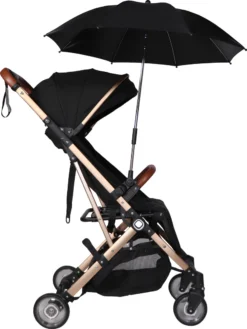 Ding Zwart UV Buggy Parasol DI-252421 -LiefjesHoek Verkoop ding zwart uv buggy parasol di 252421 3 1