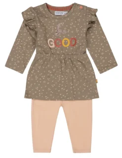 Dirkje Cute Dusty Green Maat 56 Jurkje Met Legging S48383-31 W23