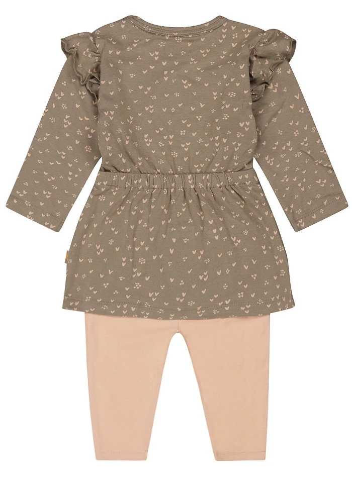 Dirkje Cute Dusty Green Maat 62 Jurkje Met Legging S48383-31 W23 - Afbeelding 2