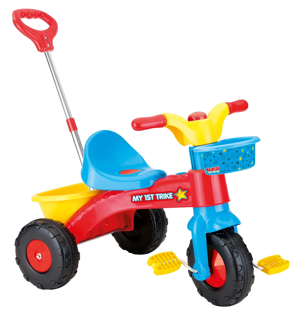 Dolu My First Driewieler Met Duwstang 7007 1 Dolu My First Driewieler Met Duwstang 7007