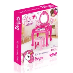 Dolu Unicorn Opmaaktafel Met Krukje 2561 11 Dolu Unicorn Opmaaktafel Met Krukje 2561 -LiefjesHoek Verkoop dolu unicorn opmaaktafel met krukje 2561 6
